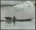 Image of Eskimo [Inuk] in Kayak